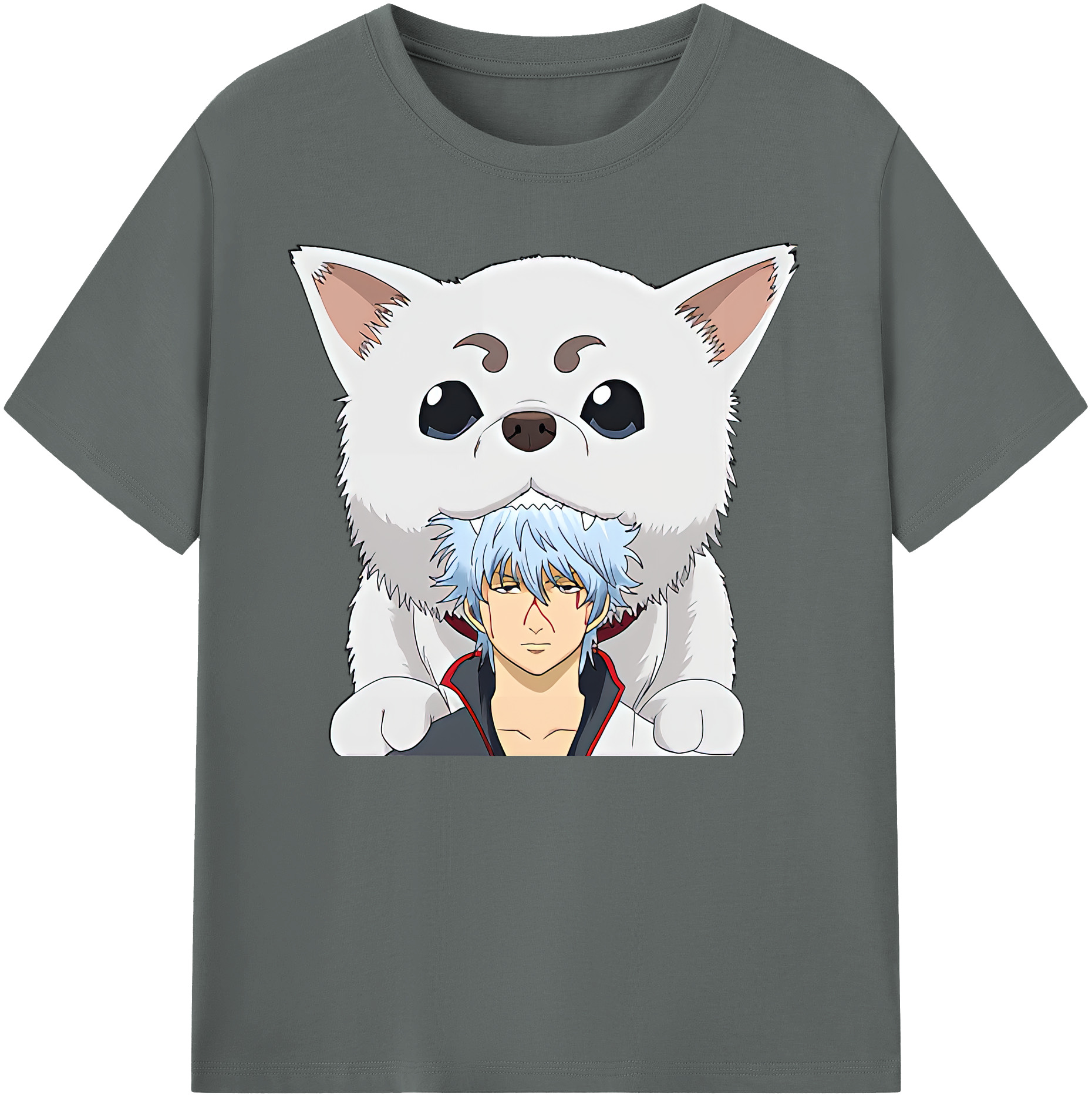 （画像用） ぎんたま 坂田銀時（さかたぎんとき） 神楽 志村新八（しむら しんぱち） GINTAMA Sakata Gintoki Kagura Shimura Shinpachi 綿100％ メンズ半袖Tシャツ｜肌触りやわらか＆通気性